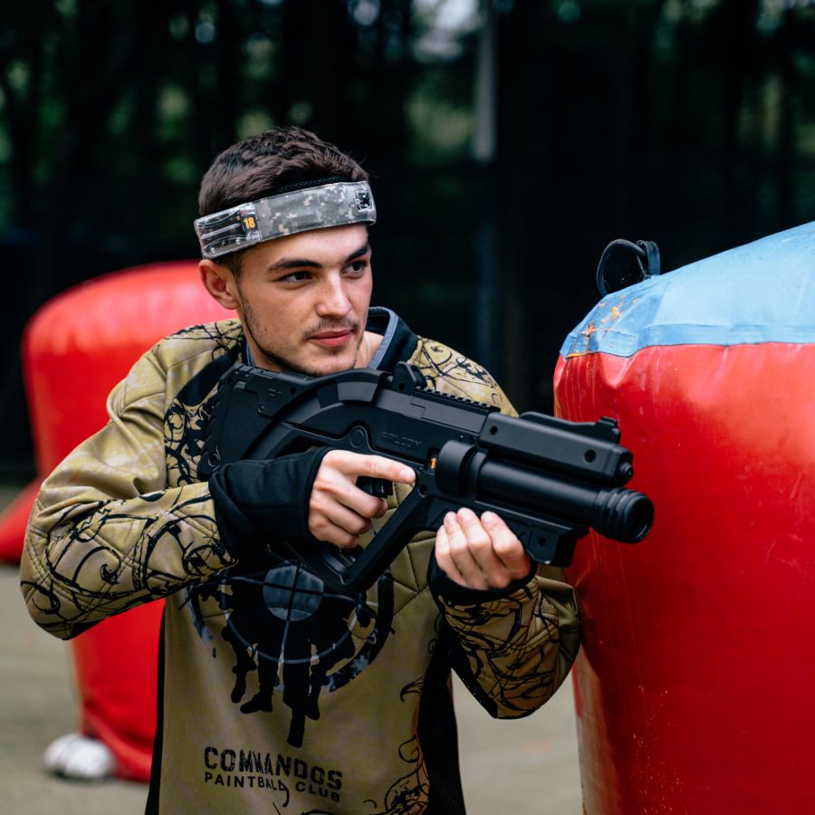 Sports paintball games, speedball, 3x3 games, 5x5 games, paintball championships